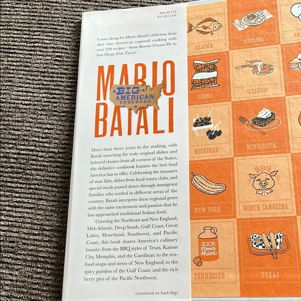 Big American Cookbook - Mario Batali 250 recipes